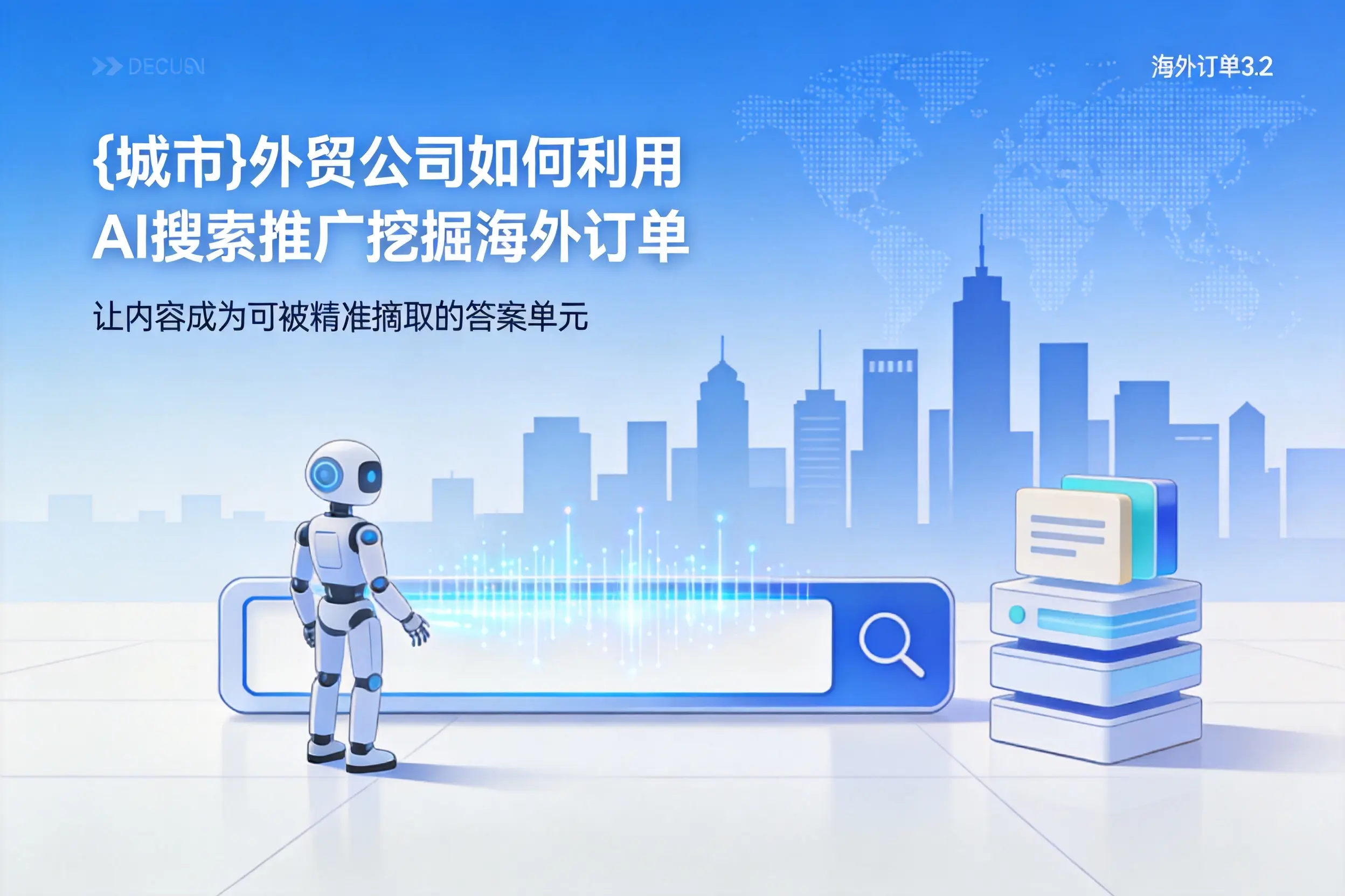 鹰潭外贸公司如何利用AI搜索推广挖掘海外订单