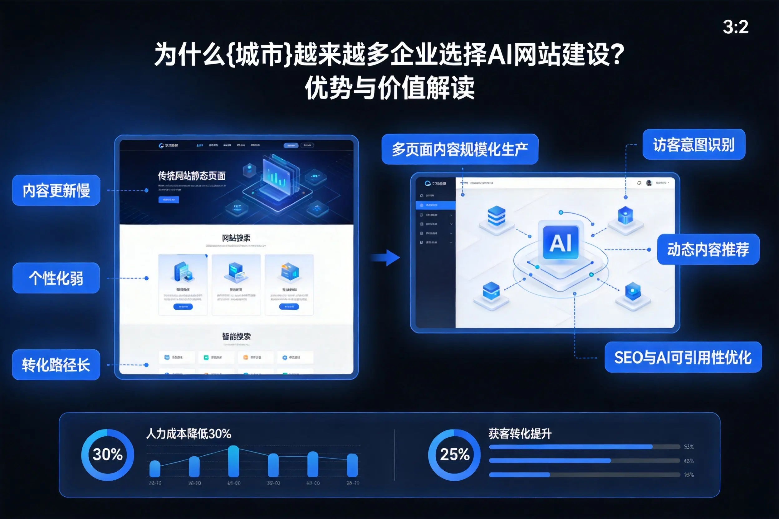 为什么鹰潭越来越多企业选择AI网站建设？优势与价值解读