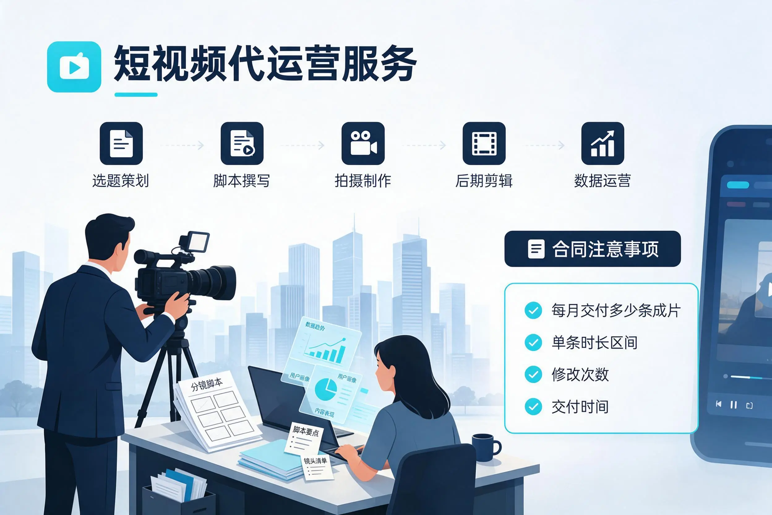 短视频代运营包含哪些服务?鹰潭企业常见问题科普