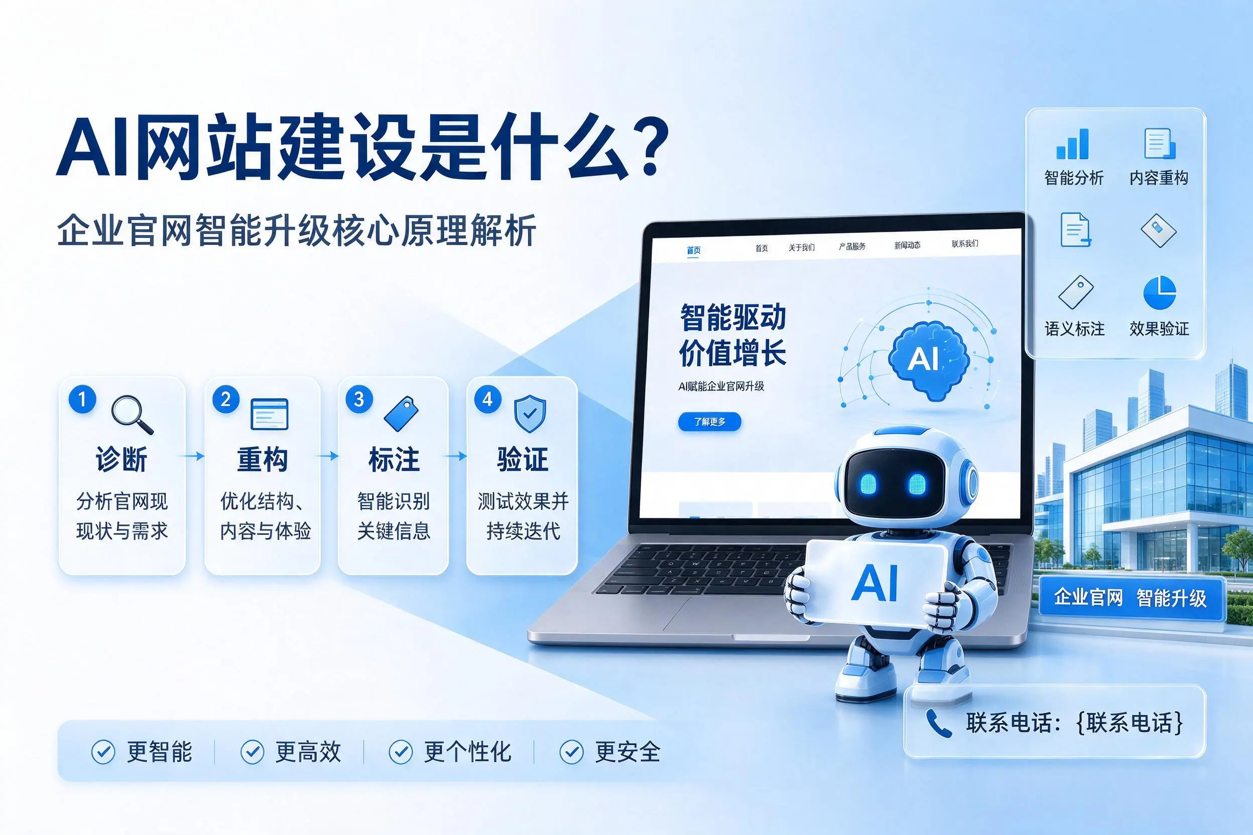 AI网站建设是什么？鹰潭企业官网智能升级核心原理解析